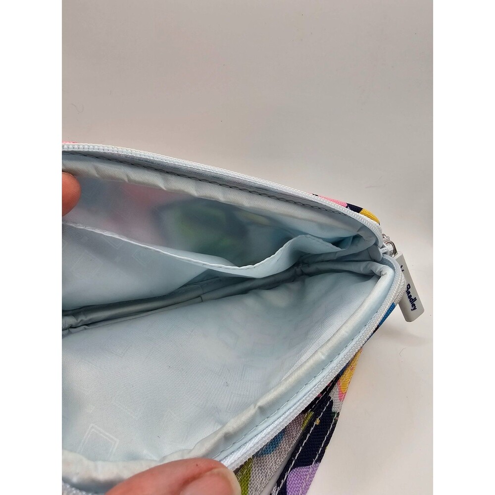 Vera Bradley Floral Wristlet Wallet Zip Case Multicolor Small Pouch - Picture 6 of 6